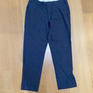 J.Crew Men’s Bowery Linen-Cotton Dress Pants w Tags